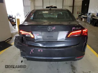 2016 Acura TLX with VIN 19UUB1F30GA012366, listed as a Copart auction lot 45647285 with 158,104 mi miles and Salvage Title. Bid and sale history available at carsss.com. Image 6.