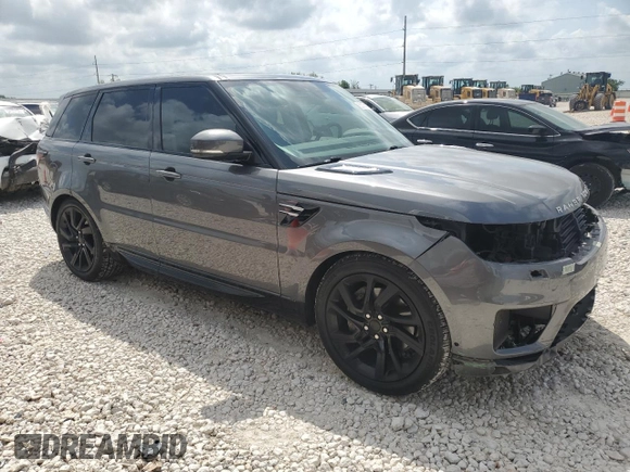 2019 Land Rover Range Rover Sport HSE with VIN SALWR2RV0KA816593, listed as a Copart auction lot 53714175 with 87,027 mi miles and Salvage Title. Bid and sale history available at carsss.com. Image 4.
