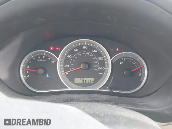 2011 Subaru Impreza 2.5i with VIN JF1GH6A62BG831285, listed as a IAAI auction lot 41724726 with 59,134 mi miles and . Bid and sale history available at DreamBid. Image 7.