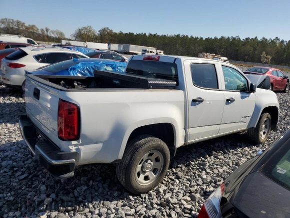 2022 Chevrolet Colorado 2WD Work Truck with VIN 1GCGSBEN9N1333422, listed as a Copart auction lot 42494425 with 77,822 mi miles and Salvage title. Bid and sale history available at DreamBid. Image 3.