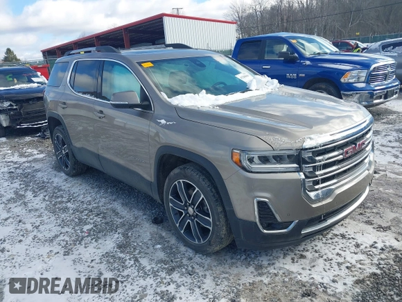 2022 GMC Acadia SLT with VIN 1GKKNULS1NZ177162, listed as a IAAI auction lot 41208689 with 41,194 mi miles and . Bid and sale history available at DreamBid. Image 1.