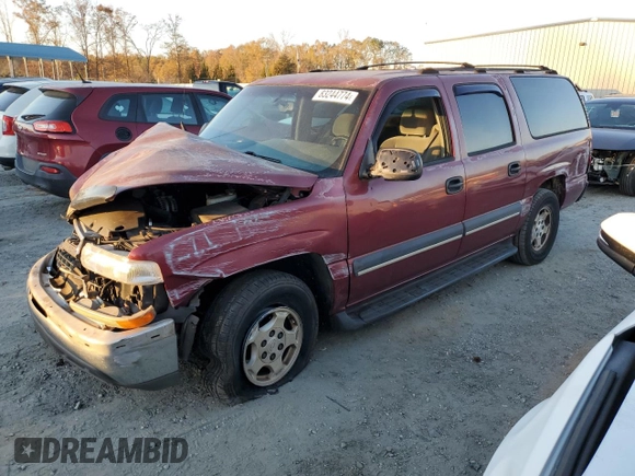 2004 Chevrolet Suburban LT with VIN 1GNEC16Z14J134550, listed as a Copart auction lot 83244774 with 233,174 mi miles and Salvage Title. Bid and sale history available at carsss.com. Image 1.