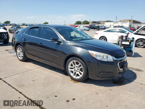 2015 Chevrolet Malibu LT with VIN 1G11C5SL6FF153304, listed as a Copart auction lot 53157425 with 219,640 mi miles and Salvage Title. Bid and sale history available at DreamBid. Image 4.
