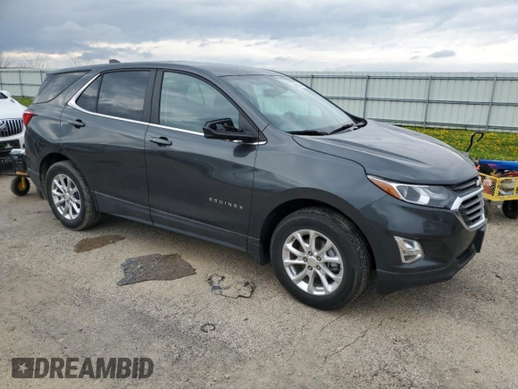 2021 Chevrolet Equinox LT with VIN 2GNAXUEV8M6143410, listed as a Copart auction lot 55560745 with 36,007 mi miles and Salvage Title. Bid and sale history available at DreamBid. Image 4.