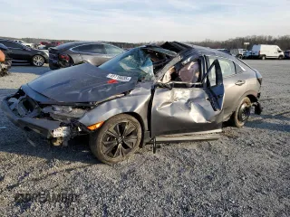 2018 Honda Civic EX with VIN SHHFK7H5XJU216923, listed as a Copart auction lot 49716635 with Not provided miles and Salvage title. Bid and sale history available at DreamBid. Image 1.