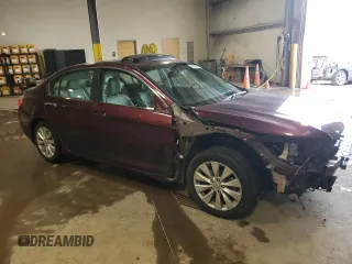 2013 Honda Accord Sdn EX-L with VIN 1HGCR2F81DA254281, listed as a Copart auction lot 52910555 with 131,654 mi miles and Salvage Title. Bid and sale history available at carsss.com. Image 4.