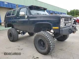 1988 Chevrolet Blazer с VIN 1GNEV18K5JF143423, выставлен на аукционе Copart как лот 55763905 с пробегом 93 600 миль миль и Чистый • Clean title. История ставок и продаж доступна на DreamBid. Изображение 4.