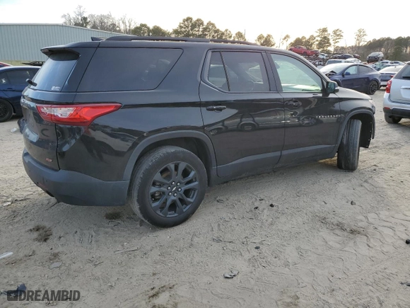 2019 Chevrolet Traverse RS with VIN 1GNERJKX7KJ242574, listed as a Copart auction lot 43157425 with 110,122 mi miles and Salvage Title. Bid and sale history available at carsss.com. Image 3.