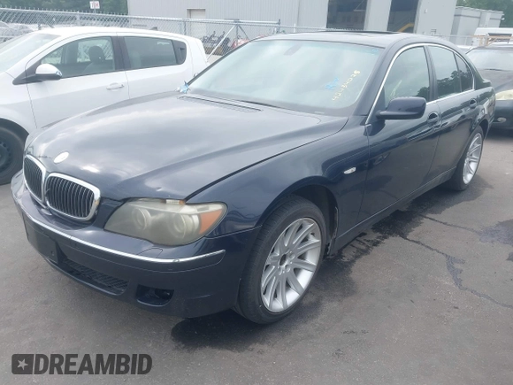 2006 BMW 7 Series 750i with VIN WBAHL83536DT01280, listed as a IAAI auction lot 42434025 with 181,189 mi miles and . Bid and sale history available at DreamBid. Image 2.