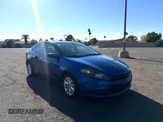 2014 Dodge Dart SXT with VIN 1C3CDFBB3ED835386, listed as a Copart auction lot 46185315 with 155,217 mi miles and Clean Title. Bid and sale history available at carsss.com. Image 1.