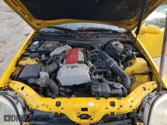 1999 Mercedes-Benz SLK-Class with VIN WDBKK47F9XF076441, listed as a Copart auction lot 73745154 with 104,481 mi miles and Salvage Title. Bid and sale history available at carsss.com. Image 11.