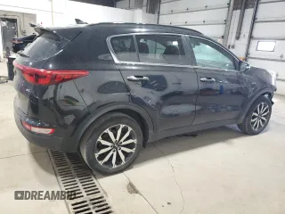 2018 Kia Sportage EX with VIN KNDPNCAC5J7425152, listed as a Copart auction lot 52744565 with 162,575 mi miles and Salvage Title. Bid and sale history available at carsss.com. Image 3.