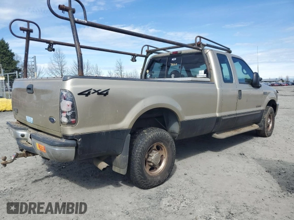 2000 Ford F-250 XL with VIN 1FTNX21F1YEA83615, listed as a Copart auction lot 49978775 with 198,382 mi miles and Salvage title. Bid and sale history available at DreamBid. Image 3.
