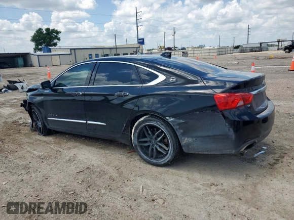 2016 Chevrolet Impala LTZ with VIN 2G1145S3XG9195675, listed as a Copart auction lot 61159675 with 110,183 mi miles and Salvage title. Bid and sale history available at DreamBid. Image 2.