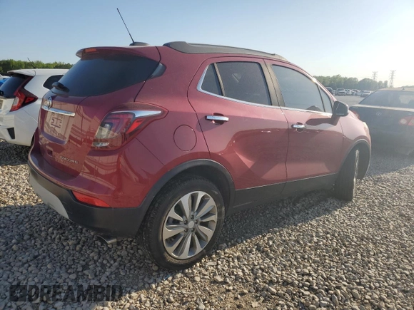 2018 Buick Encore Preferred with VIN KL4CJASB6JB540595, listed as a Copart auction lot 53449355 with 111,200 mi miles and Salvage Title. Bid and sale history available at carsss.com. Image 3.