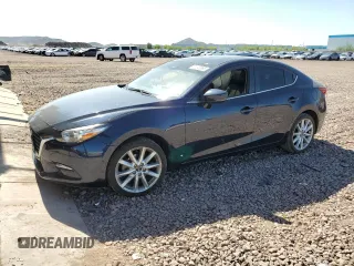 2017 Mazda 3 Touring with VIN 3MZBN1V74HM141035, listed as a Copart auction lot 61240365 with 50,742 mi miles and Salvage title. Bid and sale history available at DreamBid. Image 1.