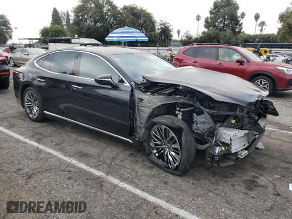 2021 Lexus LS 500 z VIN JTHD51FF3M5014289, wystawiony jako Copart lot #71442284 z przebiegiem 6 893 mil mil oraz Szkoda całkowita • Salvage title. Historia ofert i sprzedaży dostępna na DreamBid. Obrazek 4.