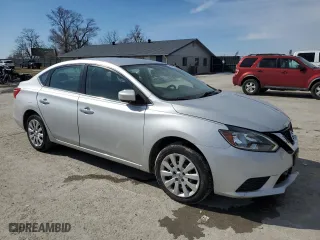 2019 Nissan Sentra S with VIN 3N1AB7AP7KY267375, listed as a Copart auction lot 46686645 with 81,036 mi miles and Salvage Title. Bid and sale history available at carsss.com. Image 4.
