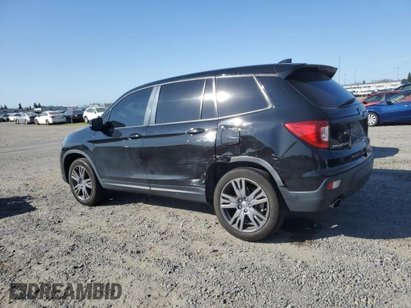 2021 Honda Passport EX-L with VIN 5FNYF8H57MB022407, listed as a Copart auction lot 48436585 with 48,602 mi miles and Salvage Title. Bid and sale history available at DreamBid. Image 2.