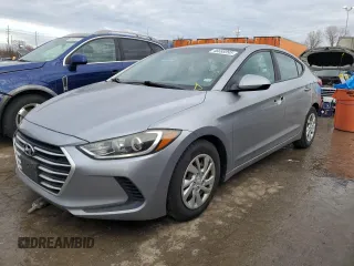 2017 Hyundai Elantra SE with VIN 5NPD74LF6HH100929, listed as a Copart auction lot 46695995 with 137,886 mi miles and Salvage title. Bid and sale history available at DreamBid. Image 1.