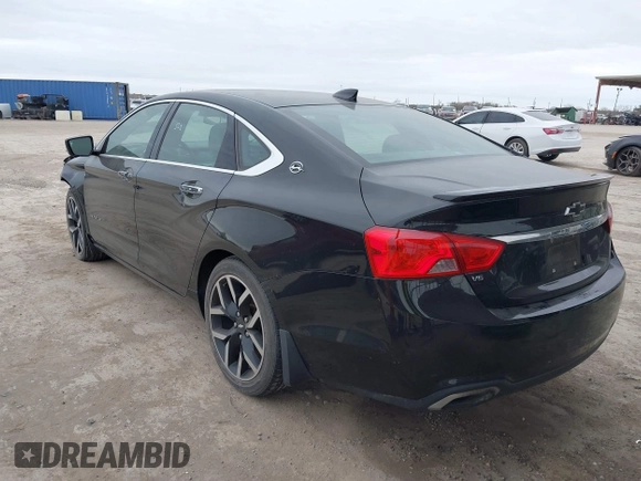 2016 Chevrolet Impala LTZ with VIN 2G1145S36G9165105, listed as a IAAI auction lot 41363897 with 54,346 mi miles. Bid and sale history available at carsss.com. Image 3.