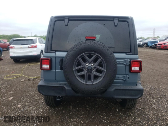 2024 Jeep Wrangler Sport S with VIN 1C4PJXDG1RW305304, listed as a Copart auction lot 57555635 with 5,705 mi miles and Salvage title. Bid and sale history available at DreamBid. Image 6.