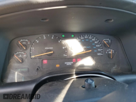 2001 Dodge Dakota with VIN 1B7GG26XX1S346850, listed as a Copart auction lot 44520225 with 183,893 mi miles and Salvage Title. Bid and sale history available at carsss.com. Image 9.