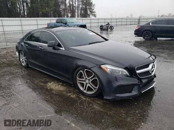 2015 Mercedes-Benz CLS-Class CLS 400 with VIN WDDLJ6HB1FA134186, listed as a Copart auction lot 39773204 with 72,724 mi miles. Bid and sale history available at carsss.com. Image 4.