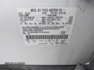 2013 Ford Explorer с VIN 1FM5K8B81DGA80094, выставлен на аукционе IAAI как лот 42677391 с пробегом 189 752 миль миль и . История ставок и продаж доступна на DreamBid. Изображение 9.