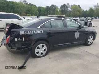 2018 Ford Police Interceptor with VIN 1FAHP2MK6JG123872, listed as a Copart auction lot 51318825 with 142,214 mi miles and Salvage title. Bid and sale history available at DreamBid. Image 3.