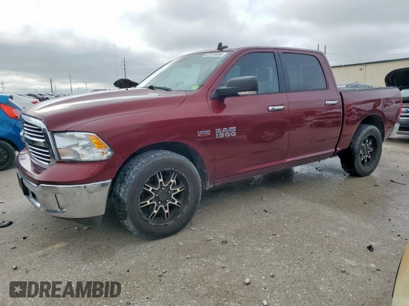 2017 Ram 1500 Big Horn with VIN 3C6RR6LT8HG592414, listed as a Copart auction lot 53970495 with 166,520 mi miles and Clean title. Bid and sale history available at DreamBid. Image 1.