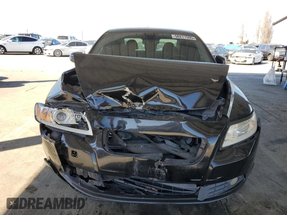 2010 Volvo S40 with VIN YV1382MS4A2496076, listed as a Copart auction lot 50271595 with 158,842 mi miles and Salvage Title. Bid and sale history available at carsss.com. Image 5.