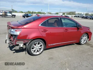 2010 Lexus HS with VIN JTHBB1BA0A2017349, listed as a Copart auction lot 63710204 with 166,622 mi miles and Salvage Title. Bid and sale history available at carsss.com. Image 3.