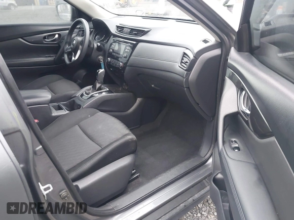 2017 Nissan Rogue SV with VIN KNMAT2MT0HP545534, listed as a IAAI auction lot 41906132 with 129,679 mi miles. Bid and sale history available at carsss.com. Image 5.