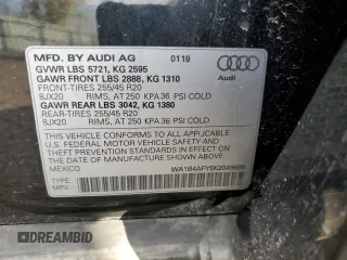 2019 Audi SQ5 Premium Plus with VIN WA1B4AFY5K2049695, listed as a Copart auction lot 74900864 with 28,302 mi miles and Salvage Title. Bid and sale history available at DreamBid. Image 16.