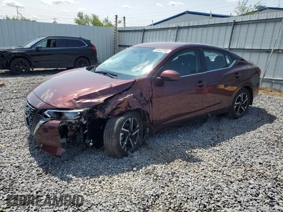 2024 Nissan Sentra SV with VIN 3N1AB8CV6RY318165, listed as a Copart auction lot 59402985 with 7,064 mi miles and Salvage title. Bid and sale history available at DreamBid. Image 1.