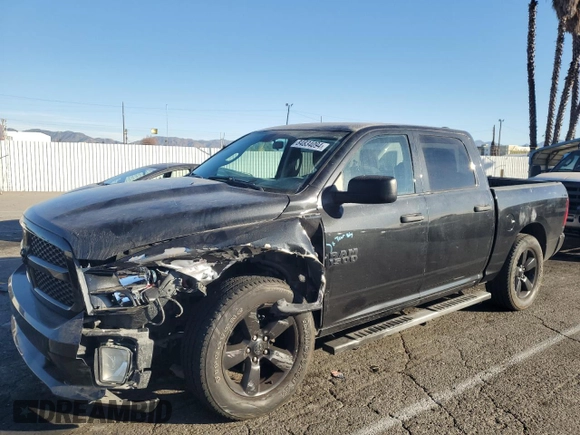 2018 Ram 1500 Tradesman with VIN 1C6RR6KT6JS292760, listed as a Copart auction lot 84834094 with 80,143 mi miles and Salvage title. Bid and sale history available at DreamBid. Image 1.