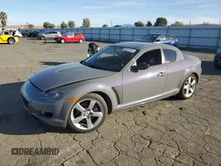 2007 Mazda RX-8 Touring with VIN JM1FE173770208369, listed as a Copart auction lot 80247224 with 138,384 mi miles and Salvage Title. Bid and sale history available at carsss.com. Image 1.