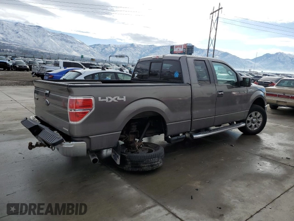 2012 Ford F-150 XL with VIN 1FTFX1EF1CFC58120, listed as a Copart auction lot 46493245 with 174,596 mi miles and Salvage Title. Bid and sale history available at carsss.com. Image 3.