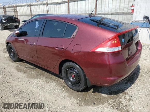 2011 Honda Insight EX with VIN JHMZE2H75BS011216, listed as a Copart auction lot 60434195 with 108,288 mi miles and Salvage title. Bid and sale history available at DreamBid. Image 2.