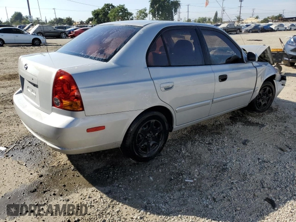 2004 Hyundai Accent GL with VIN KMHCG45C74U550647, listed as a Copart auction lot 74526474 with 115,838 mi miles and Salvage Title. Bid and sale history available at carsss.com. Image 3.