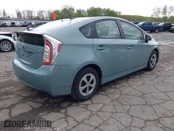2013 Toyota Prius One with VIN JTDKN3DU8D1657850, listed as a IAAI auction lot 42209001 with 238,243 mi miles and . Bid and sale history available at DreamBid. Image 4.