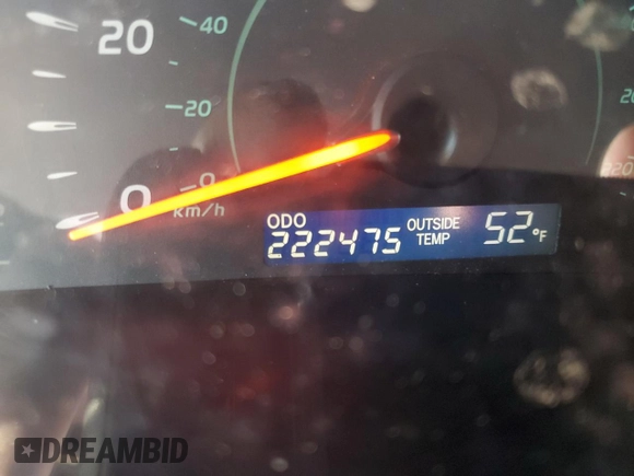 2007 Toyota Camry CE with VIN 4T1BE46K27U684221, listed as a Copart auction lot 52624305 with 222,475 mi miles and Salvage Title. Bid and sale history available at DreamBid. Image 9.