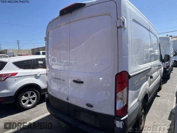 2021 Ford Transit Cargo with VIN 1FTYE1C82MKA94596, listed as a IAAI auction lot 42821368 with 91,455 mi miles and . Bid and sale history available at DreamBid. Image 7.