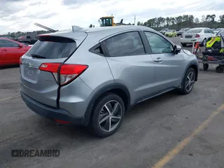 2021 Honda HR-V EX with VIN 3CZRU6H53MM717987, listed as a IAAI auction lot 41689340 with 26,723 mi miles. Bid and sale history available at carsss.com. Image 4.