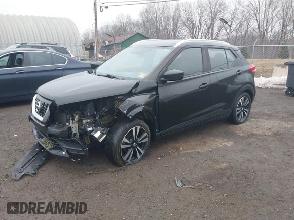 2019 Nissan Kicks S with VIN 3N1CP5CU6KL527179, listed as a IAAI auction lot 41479057 with 97,895 mi miles. Bid and sale history available at carsss.com. Image 17.