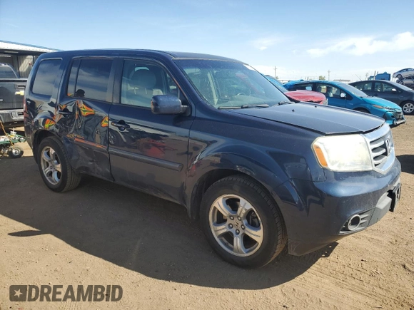 2012 Honda Pilot EX-L with VIN 5FNYF4H67CB018499, listed as a Copart auction lot 53395515 with 219,816 mi miles and Salvage Title. Bid and sale history available at carsss.com. Image 4.