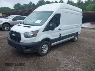 2023 Ford Transit Cargo with VIN 1FTBR1X8XPKA13479, listed as a IAAI auction lot 42608306 with 61,767 mi miles and . Bid and sale history available at DreamBid. Image 17.
