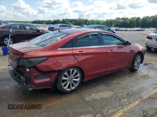 2013 Hyundai Sonata GLS with VIN 5NPEB4AC9DH674107, listed as a Copart auction lot 55487335 with 150,210 mi miles and Salvage title. Bid and sale history available at DreamBid. Image 3.