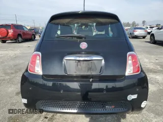 2013 FIAT 500e with VIN 3C3CFFGE9DT740322, listed as a Copart auction lot 42872445 with 45,613 mi miles and Salvage Title. Bid and sale history available at carsss.com. Image 6.